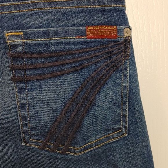 7 for all Mankind Cropped Jeans Size 24 - Picture 3 of 6